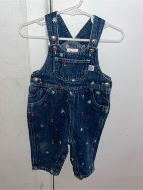Vintage Carters Floral Overalls